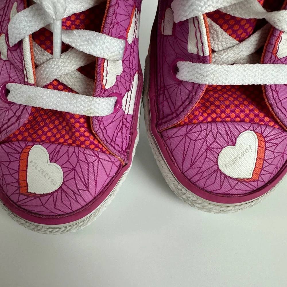 Converse Chuck Taylor All Star Valentines High Top Magenta Glow/Wild Mango/White